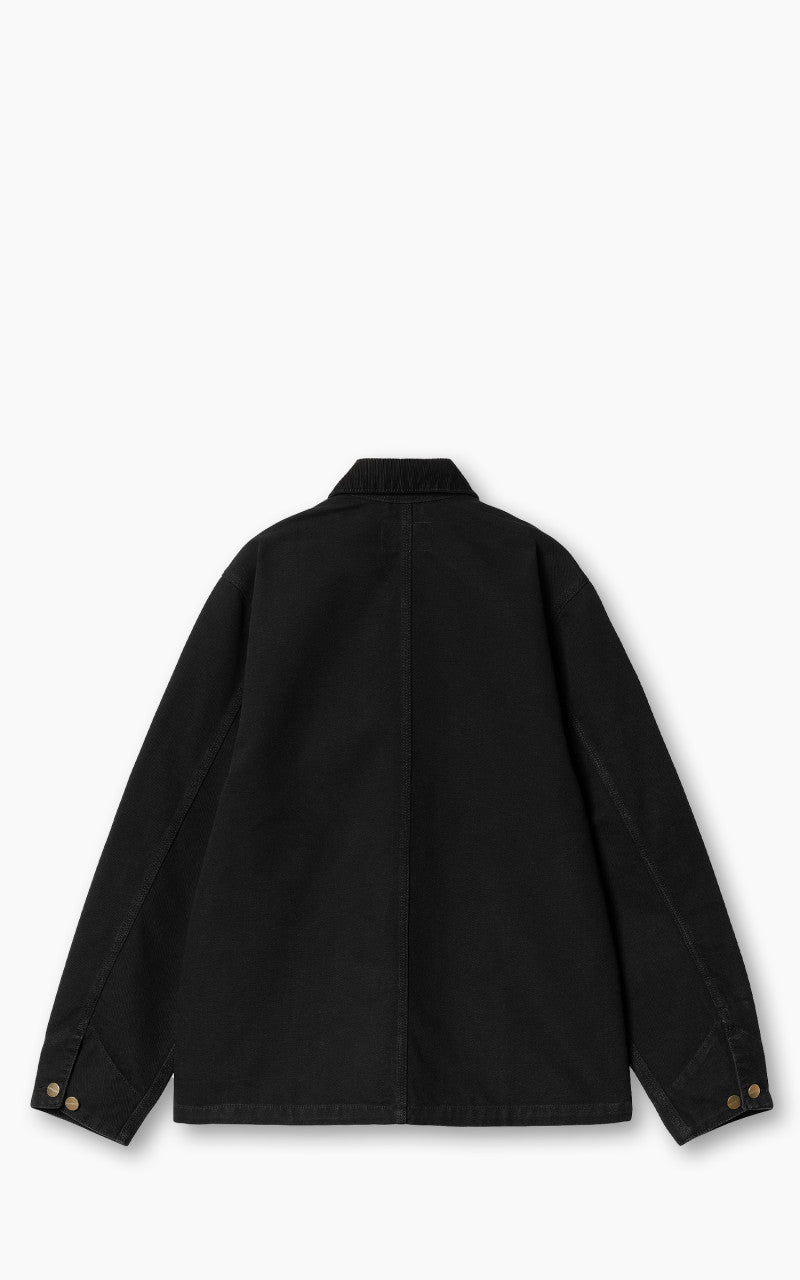 Carhartt WIP Michigan Coat Summer Dearborn Canvas Black/Black Aged
