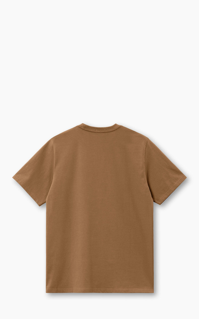 Carhartt WIP S/S American Script T-Shirt Hamilton Brown