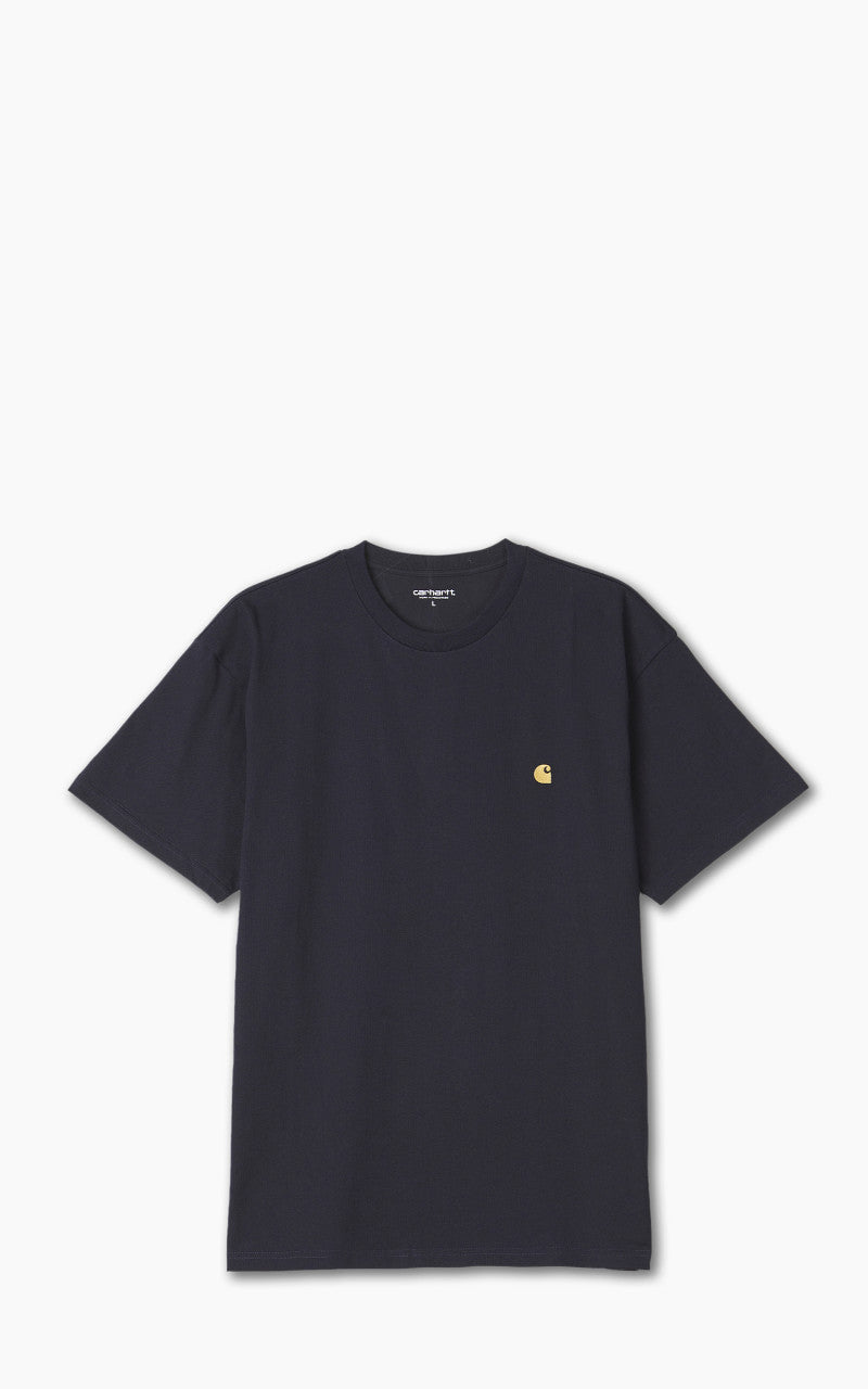 Carhartt WIP S/S Chase T-Shirt Blue/Gold