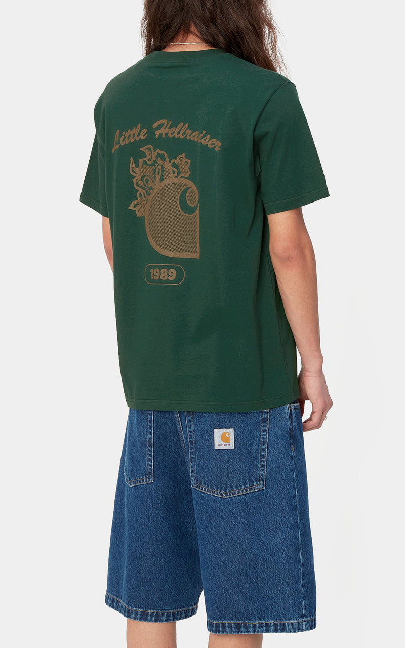 Carhartt WIP S/S Little Hellraiser T-Shirt Chervil/Brown