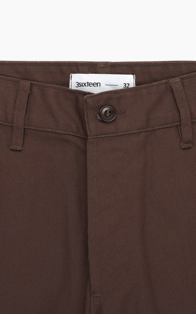 3sixteen Twill Work Pant Espresso