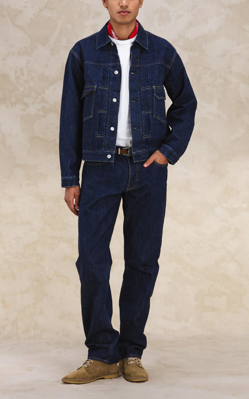 Fortela Cisco Type 2 Denim Selvedge Jacket Blue