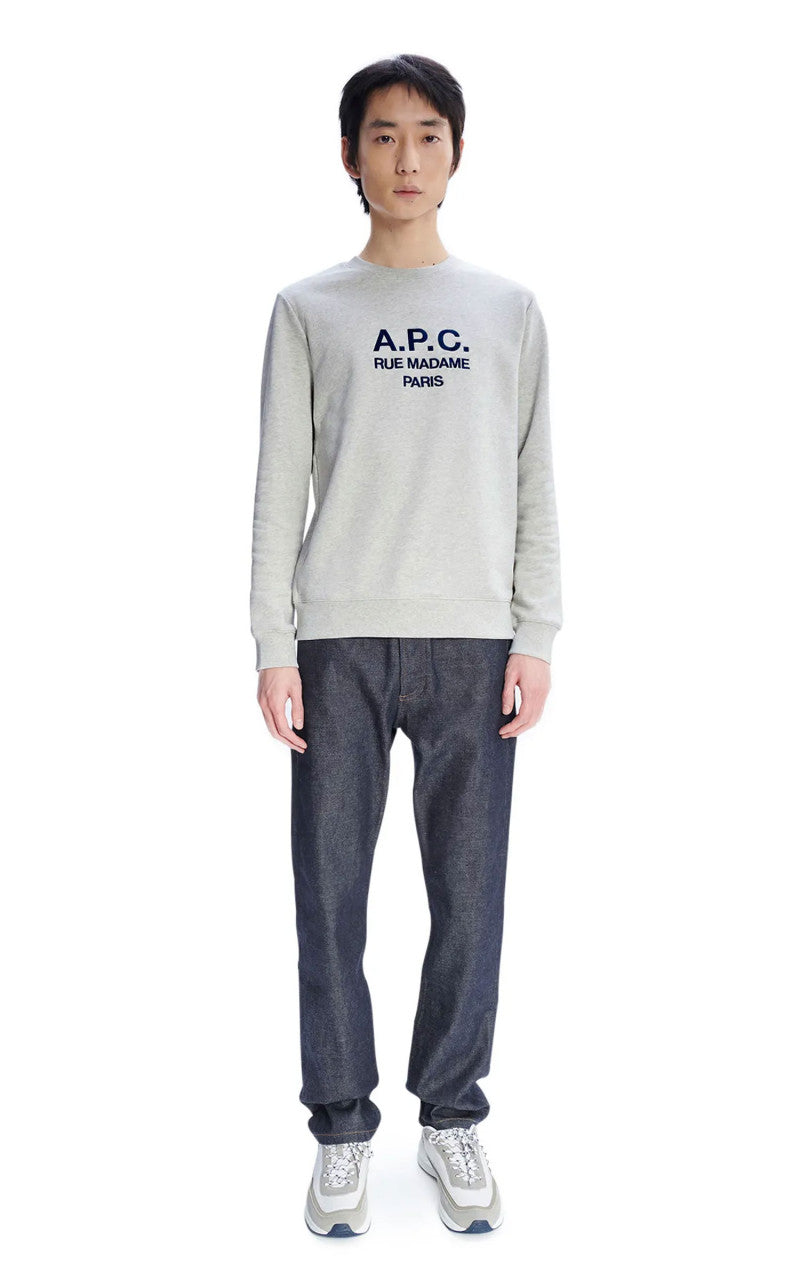 A.P.C. Sweatshirt Rufus Heathered Ecru
