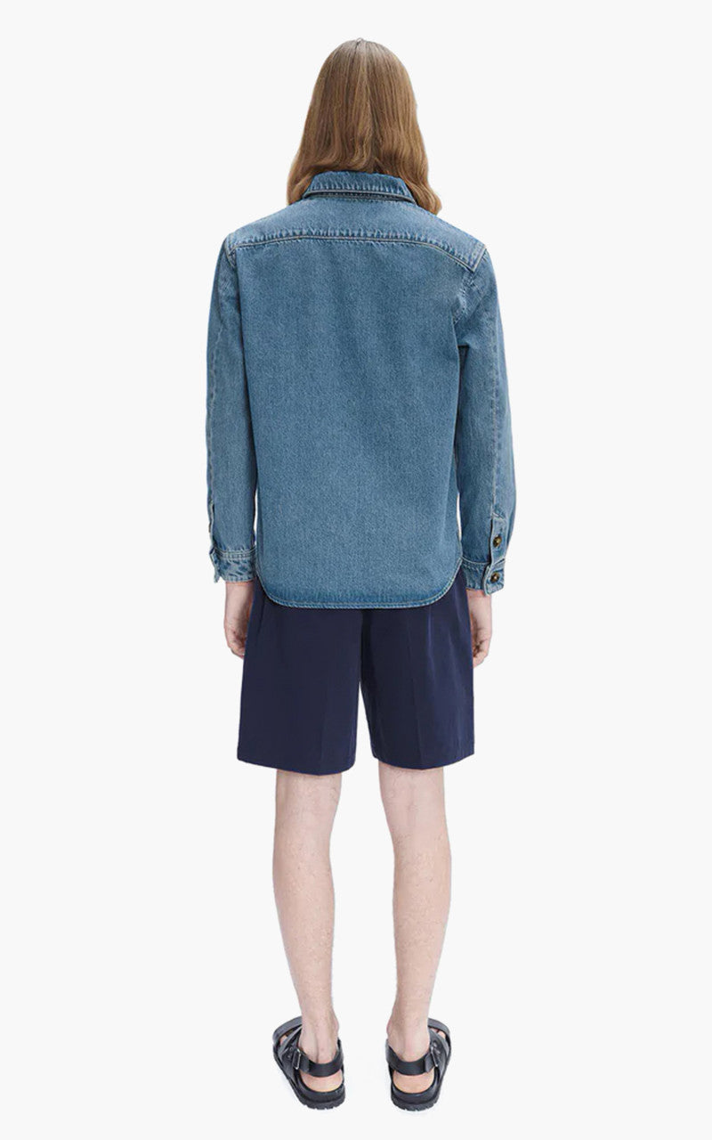 A.P.C. Victorio Overshirt Stonewashed Pale Blue