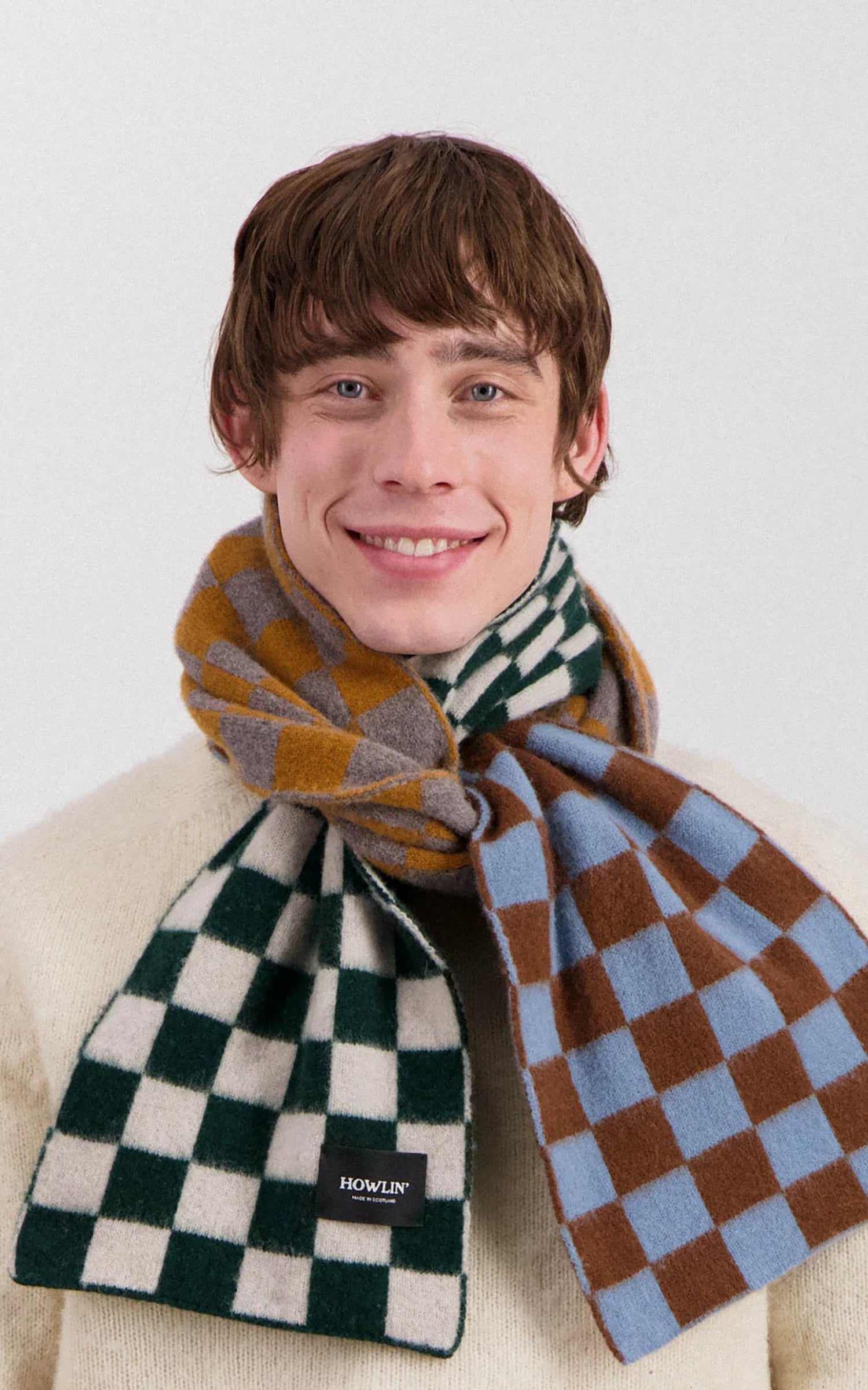 Howlin' Cosmic Checkerboard Scarf Dreamy