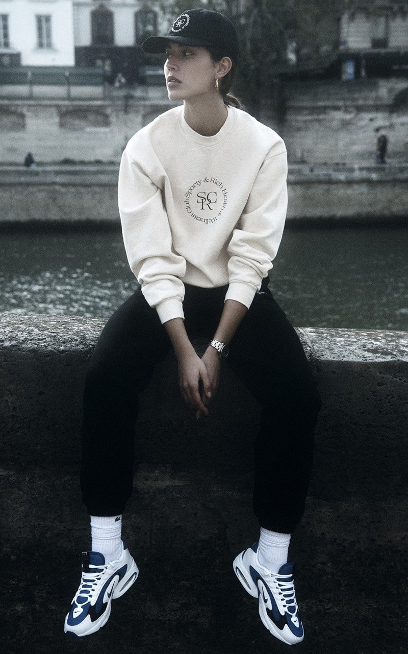 Sporty & Rich Crewneck SRHWC Beige