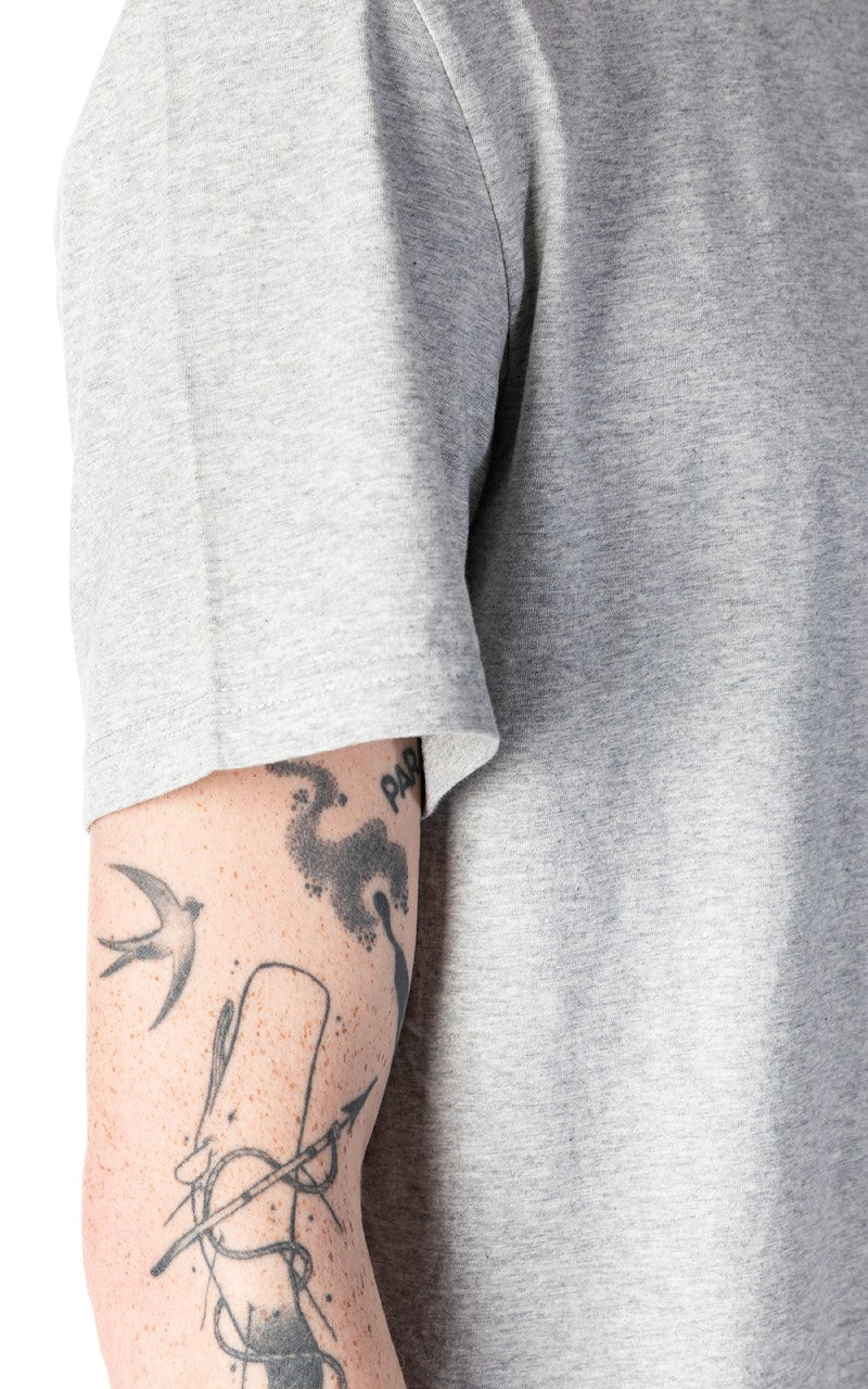 Merz b. Schwanen CTP01 Crew Neck Pocket Tee Greymelange