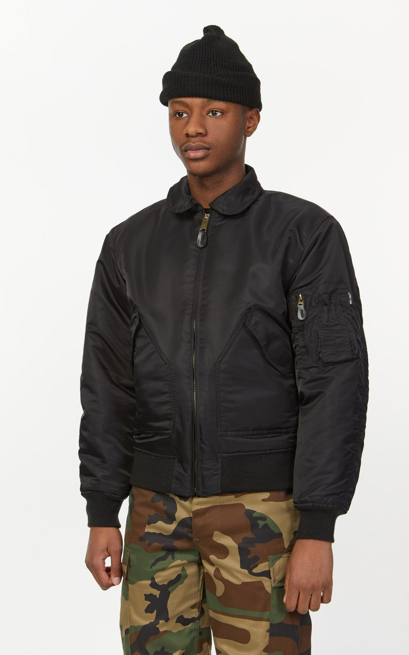 Military Surplus CWU US Flight Jacket Black