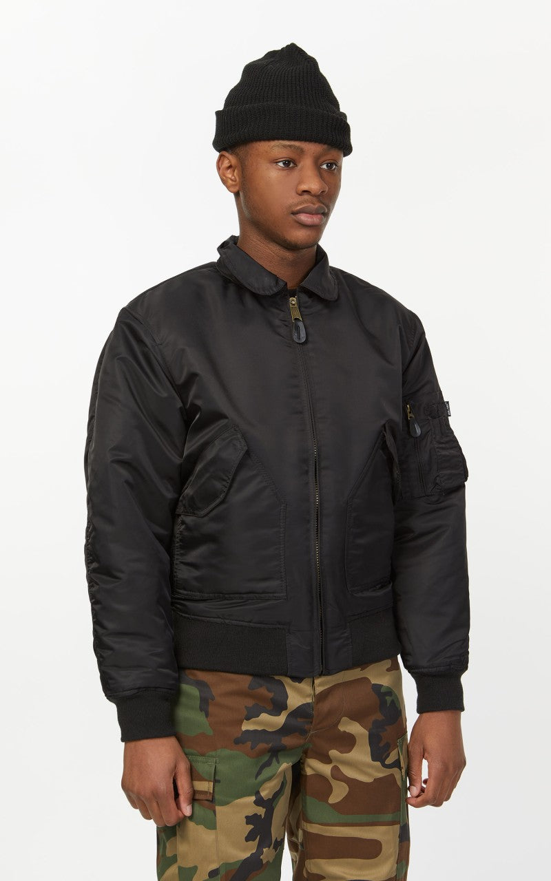 Military Surplus CWU US Flight Jacket Black