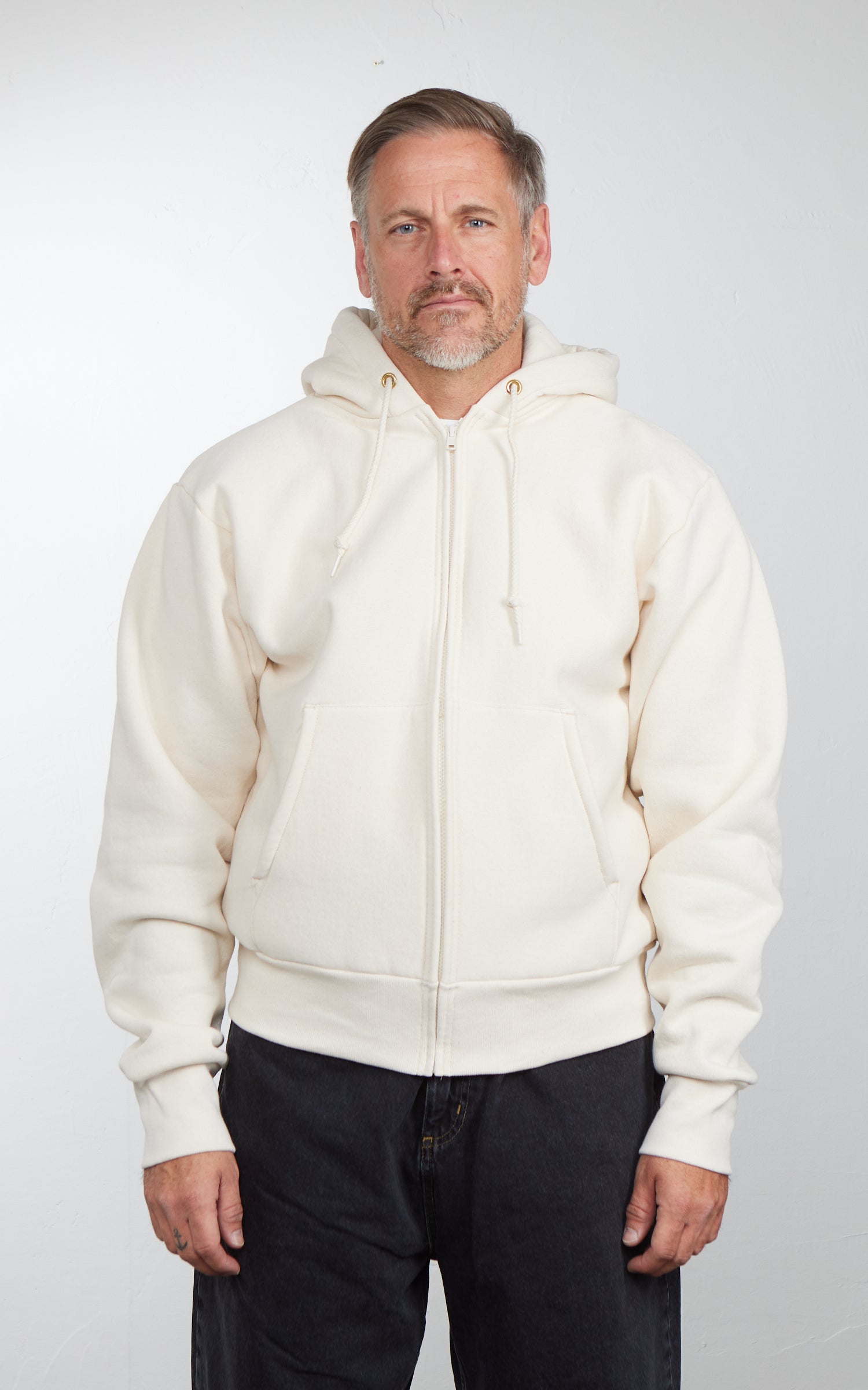 Camber USA #231 Heavyweight Zip Hoody Natural