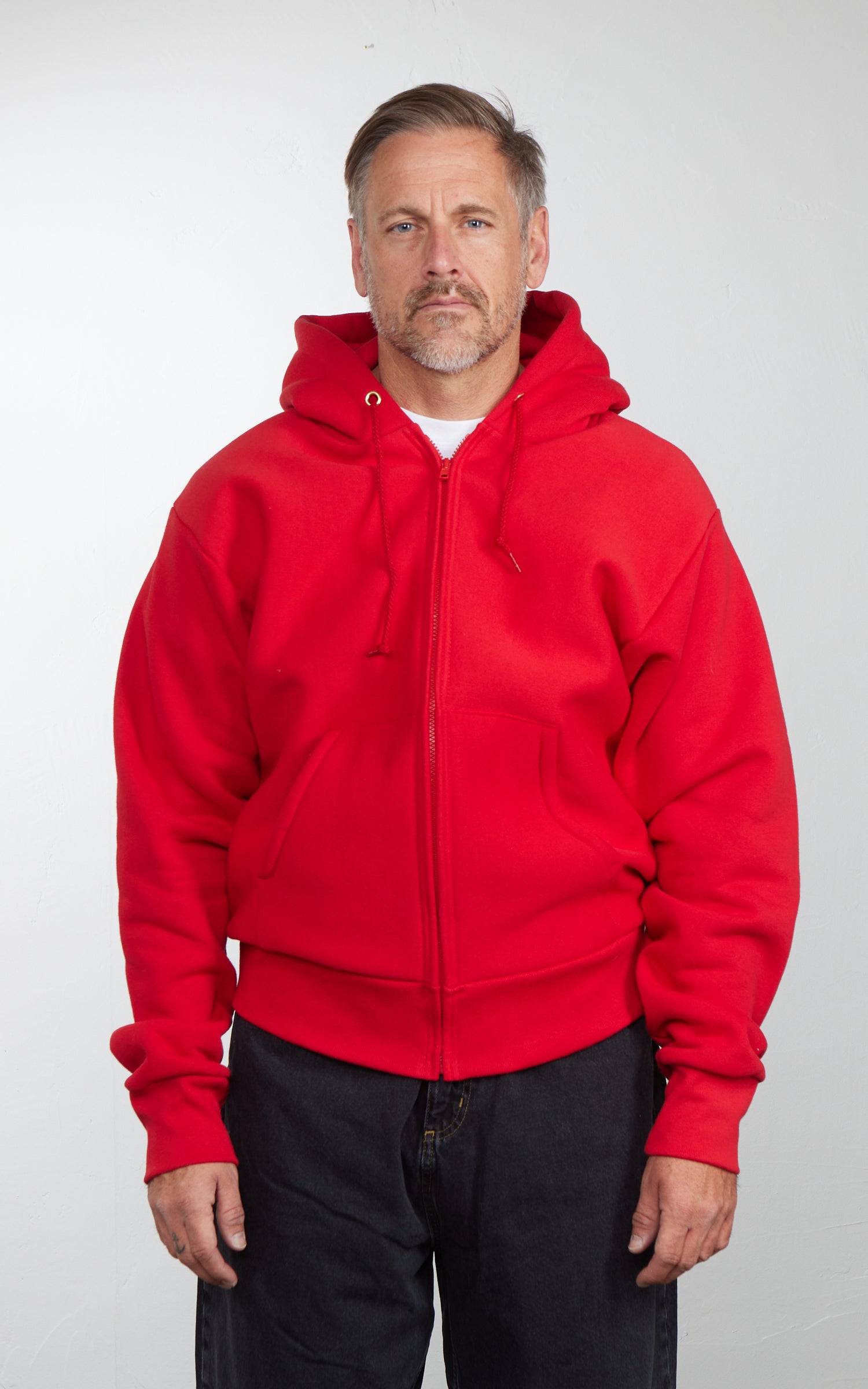 Camber USA #231 Heavyweight Zip Hoody Red