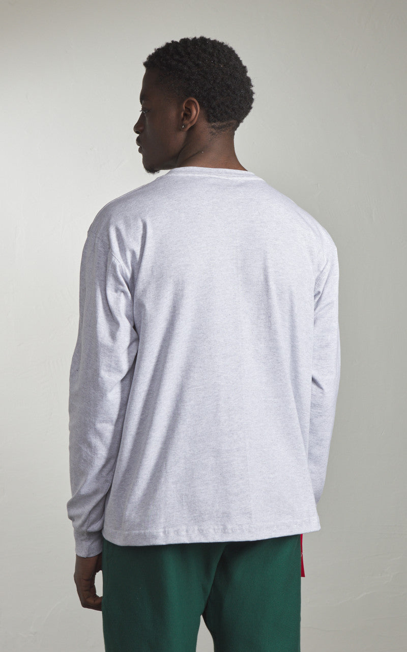 Camber USA #305 Heavyweight Longsleeve T-Shirt Heather Grey