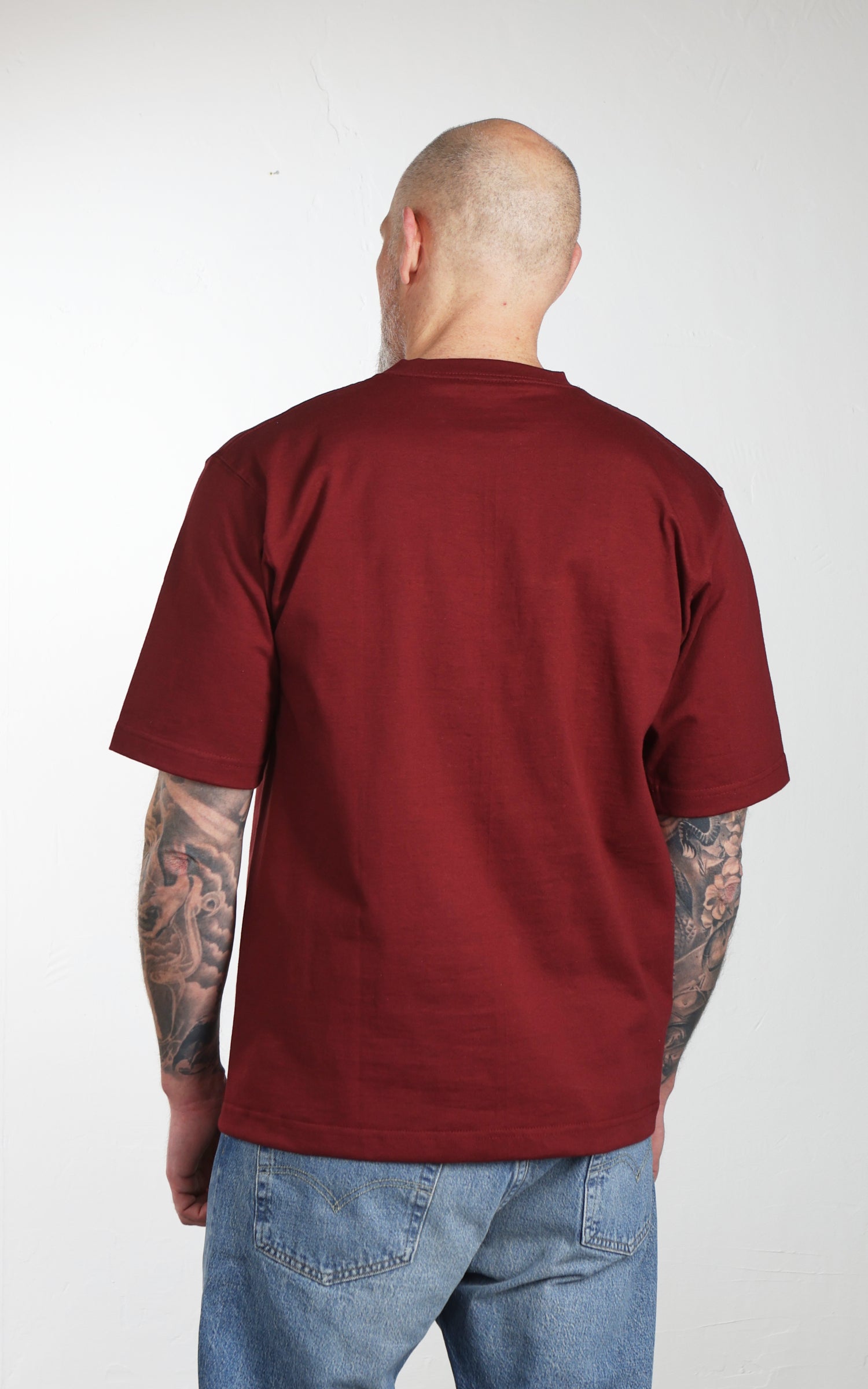 Camber USA #301 Heavyweight T-Shirt Burgundy