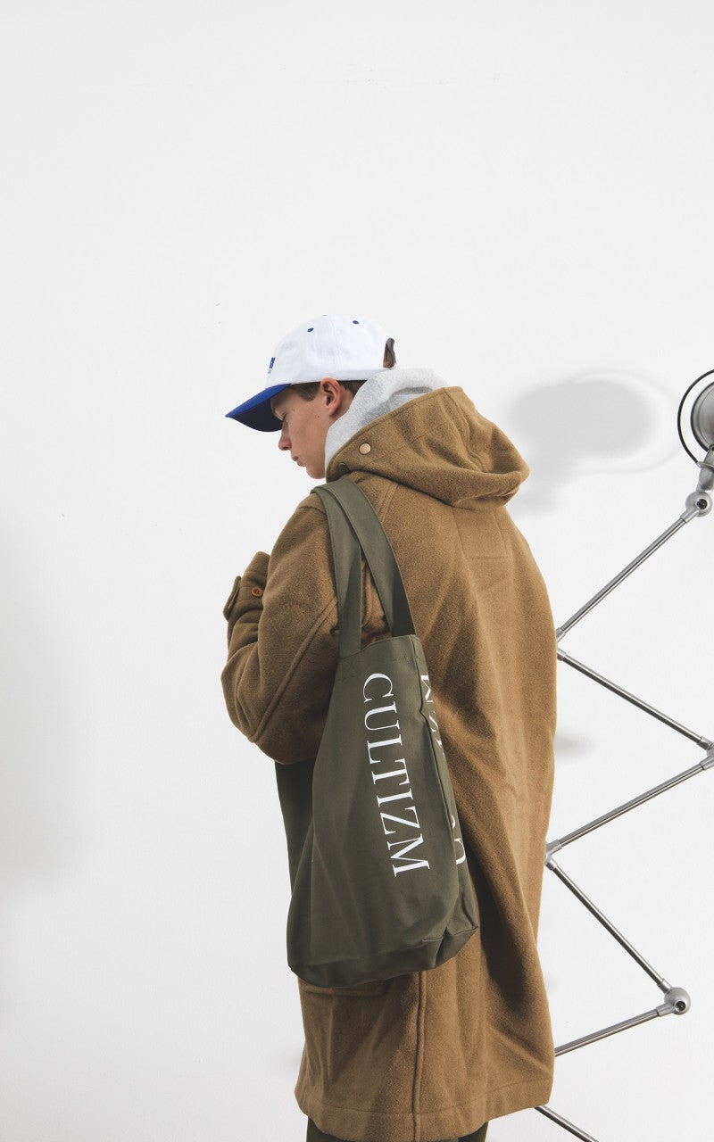 Cultizm Tote Bag Canvas Olive Drab 16oz