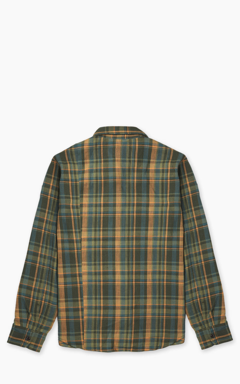Rogue Territory Field Shirt Forest Slub Plaid