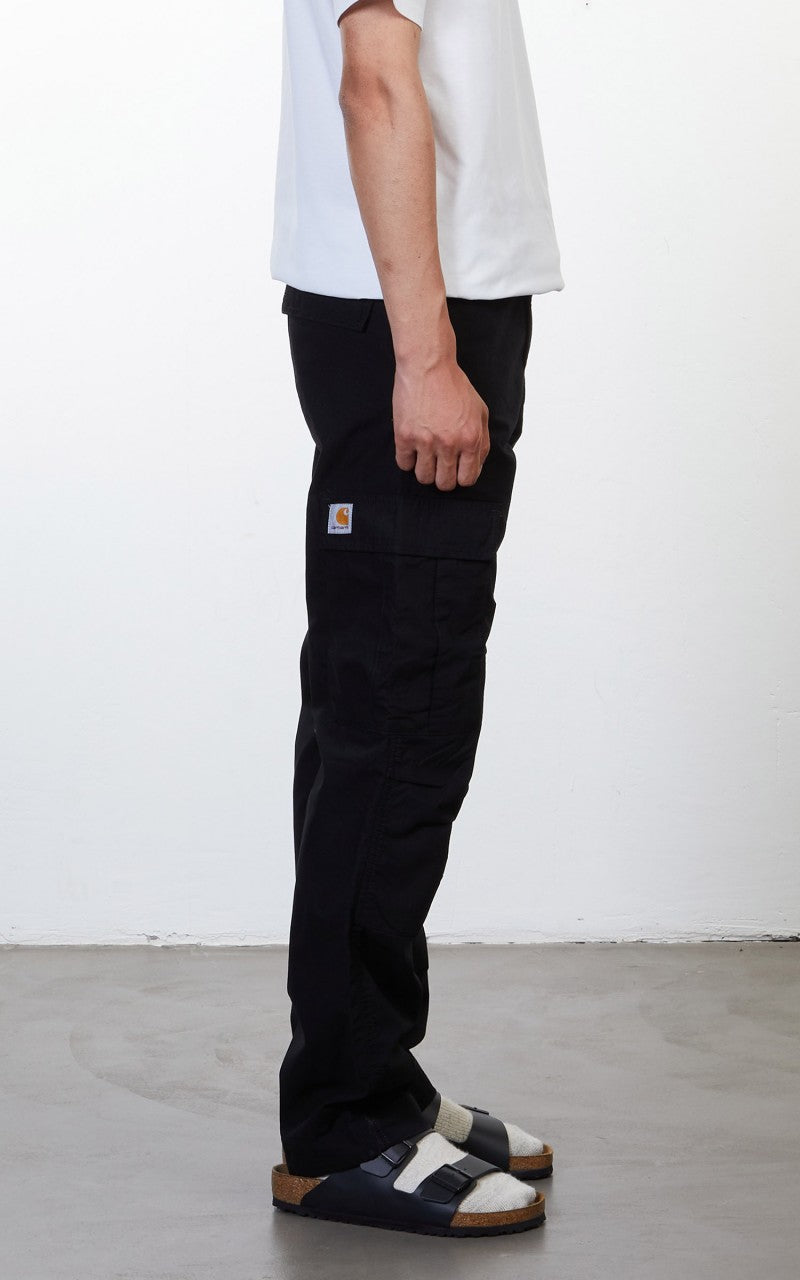 Carhartt WIP Regular Cargo Pant Black Rinsed