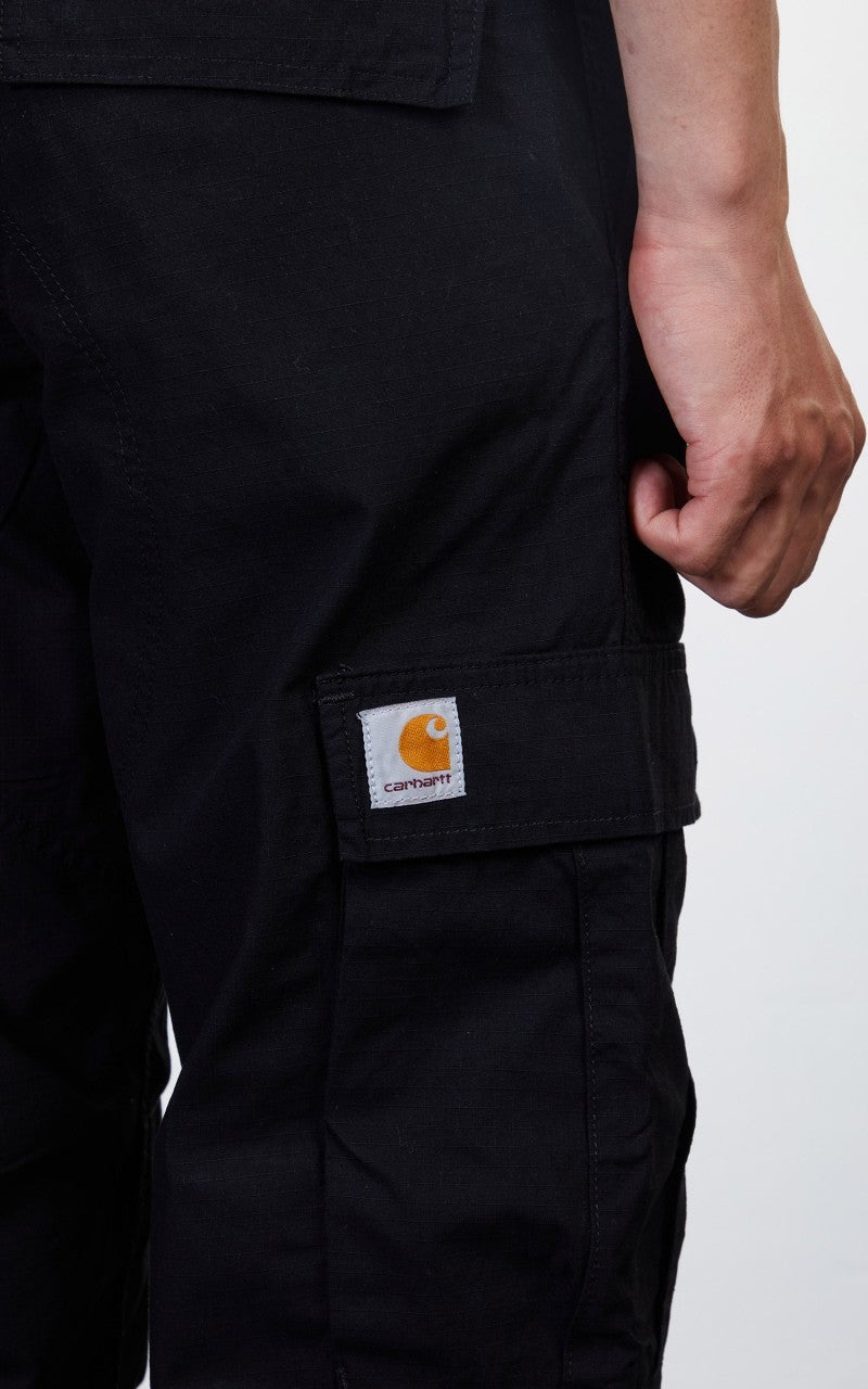 Carhartt WIP Regular Cargo Pant Black Rinsed