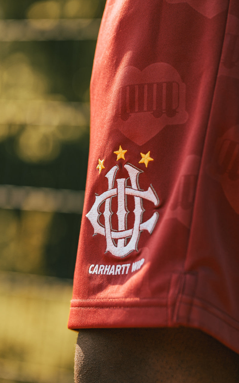 Carhartt WIP Hartt's Football Short Jacquard/Mulberry