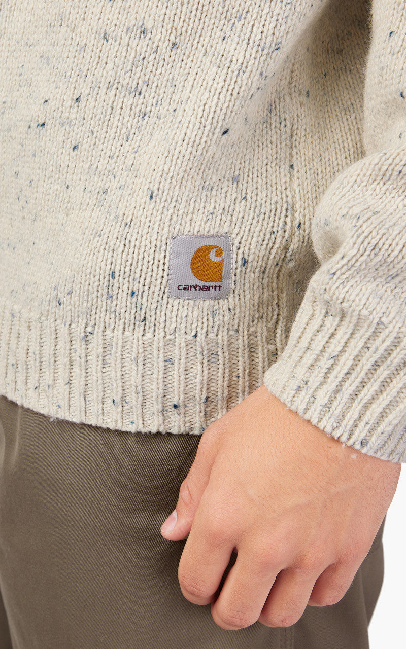 Carhartt WIP Anglistic Sweater Speckled Salt