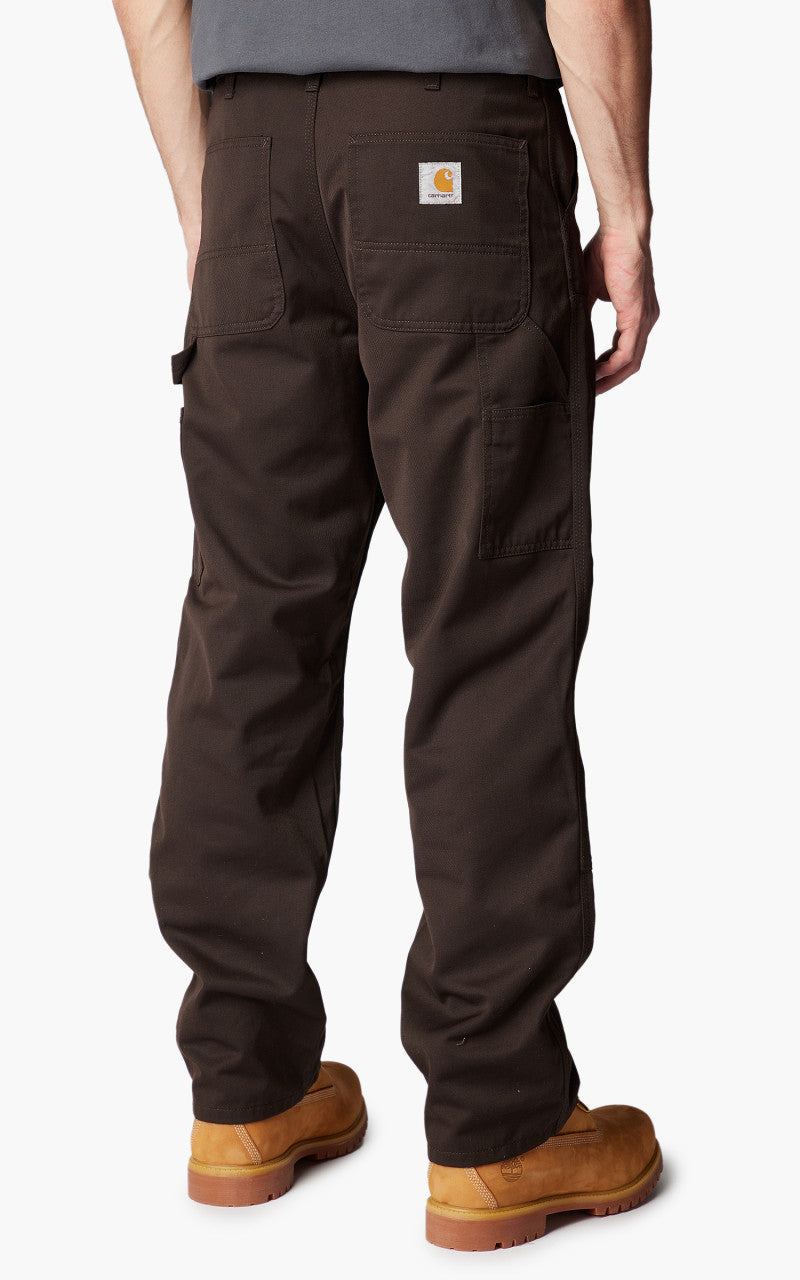 Carhartt WIP DOUBLE KNEE PANT ダークブラウン　34 New CARHARTT Men's 36 x 34 Loose Fit Double Knee Brown Canvas