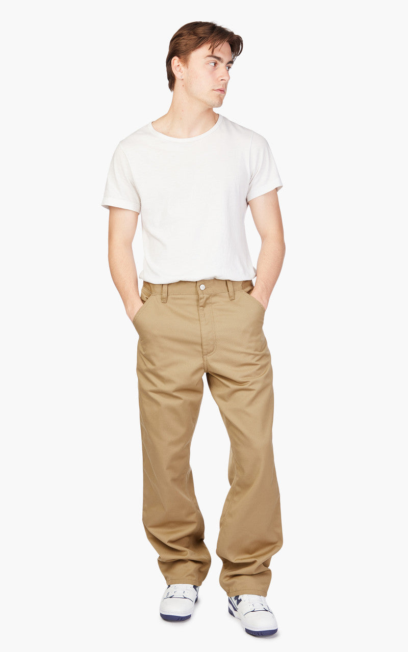 Carhartt WIP Simple Pant Denison Twill Rinsed Leather