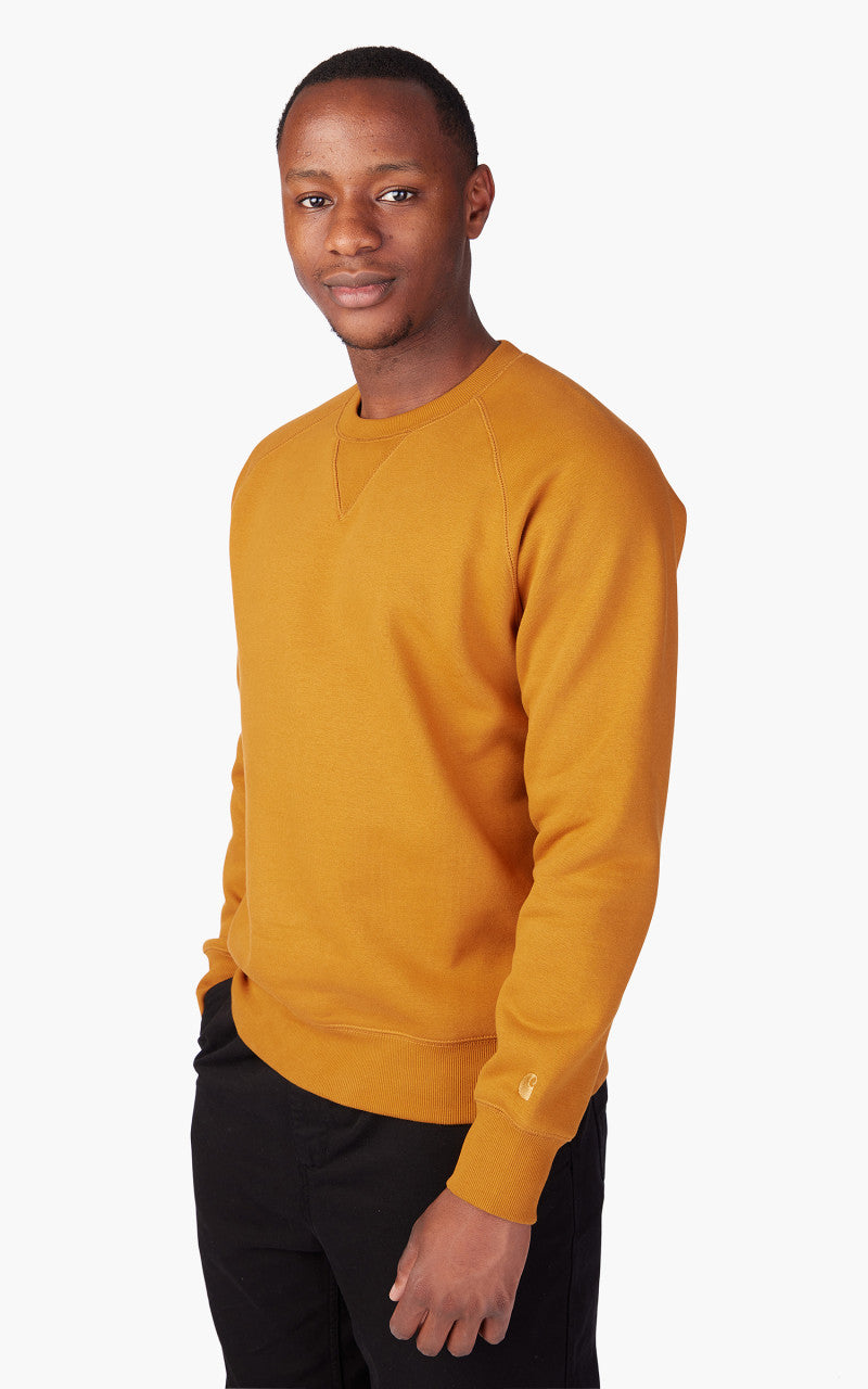 Carhartt WIP Chase Sweatshirt Buckthorn/Gold