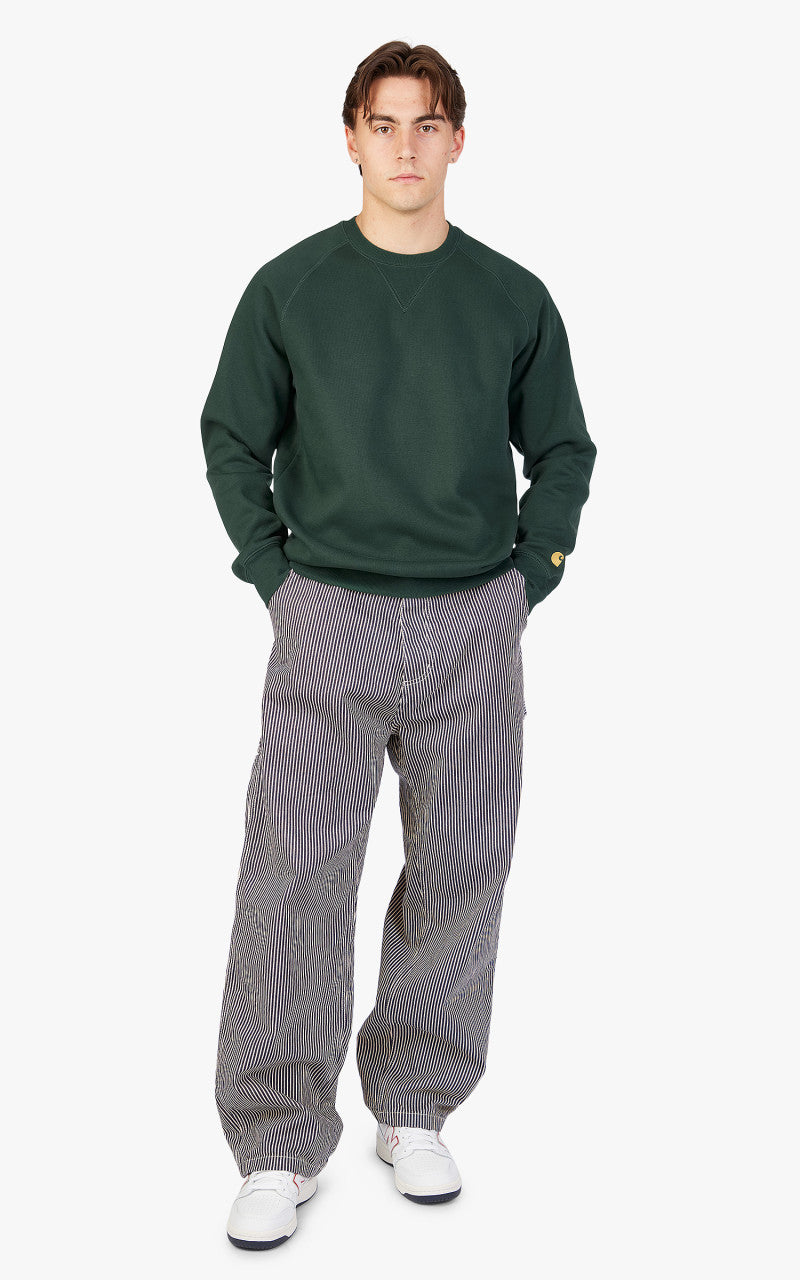 Carhartt WIP Chase Sweatshirt Discovery Green/Gold