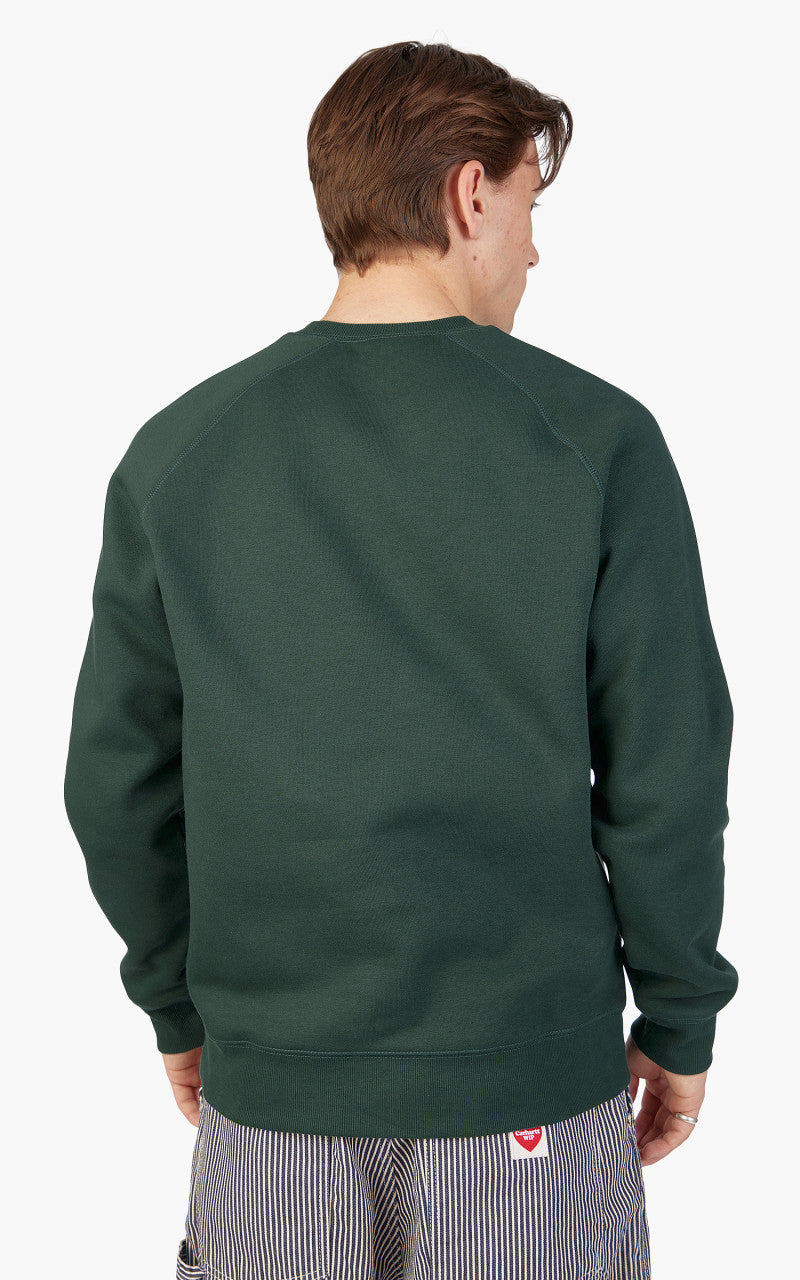 Carhartt WIP Chase Sweatshirt Discovery Green/Gold