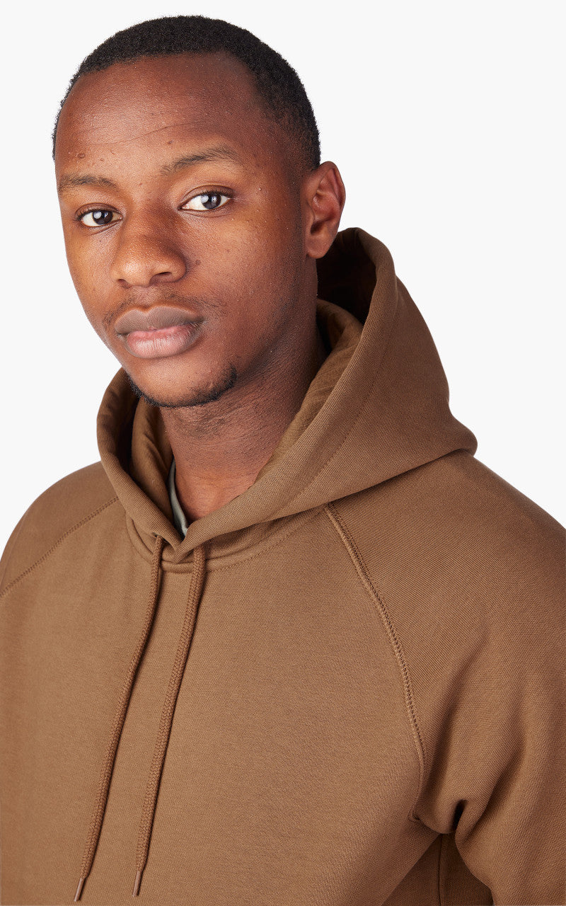 Carhartt WIP Hooded Chase Sweatshirt Tamarind/Gold