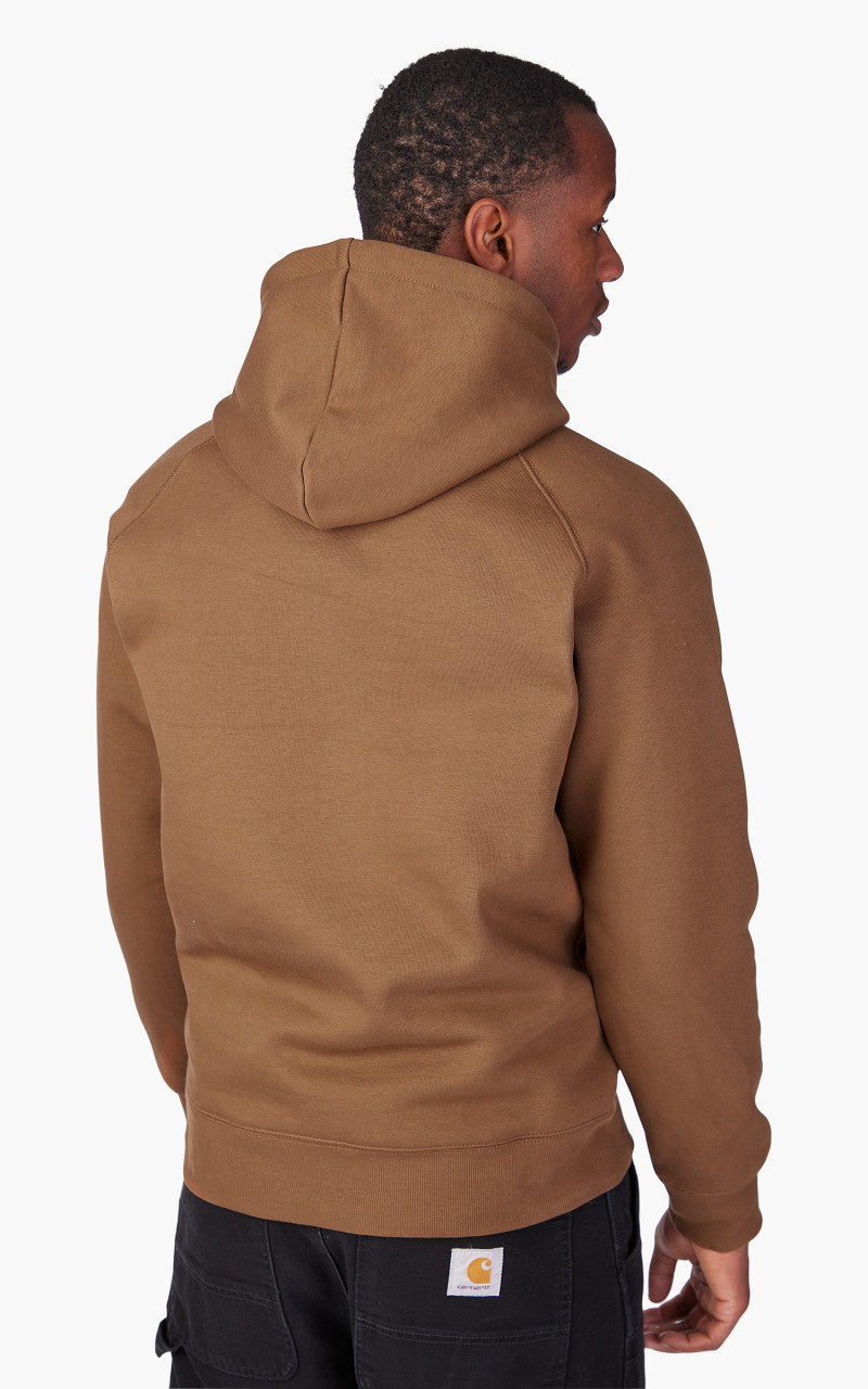 Carhartt WIP Hooded Chase Sweatshirt Tamarind/Gold