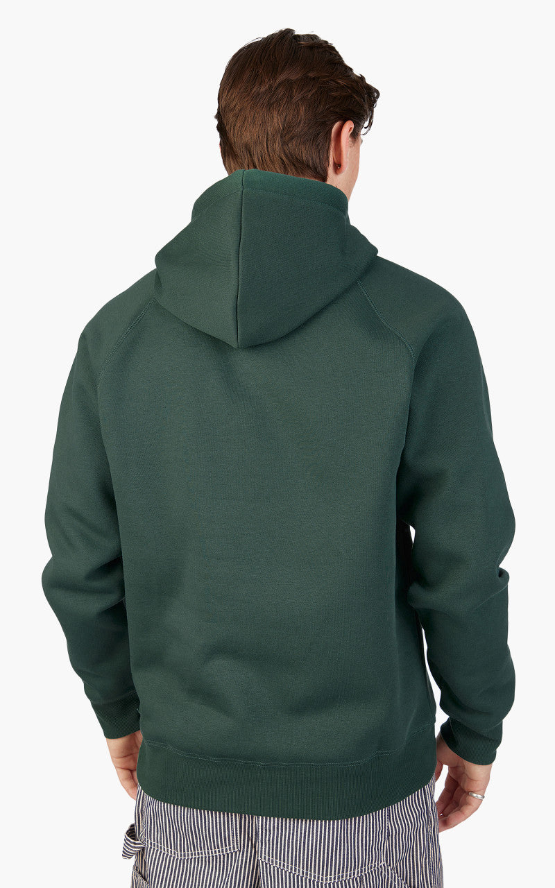 Carhartt WIP Hooded Chase Sweatshirt Discovery Green/Gold