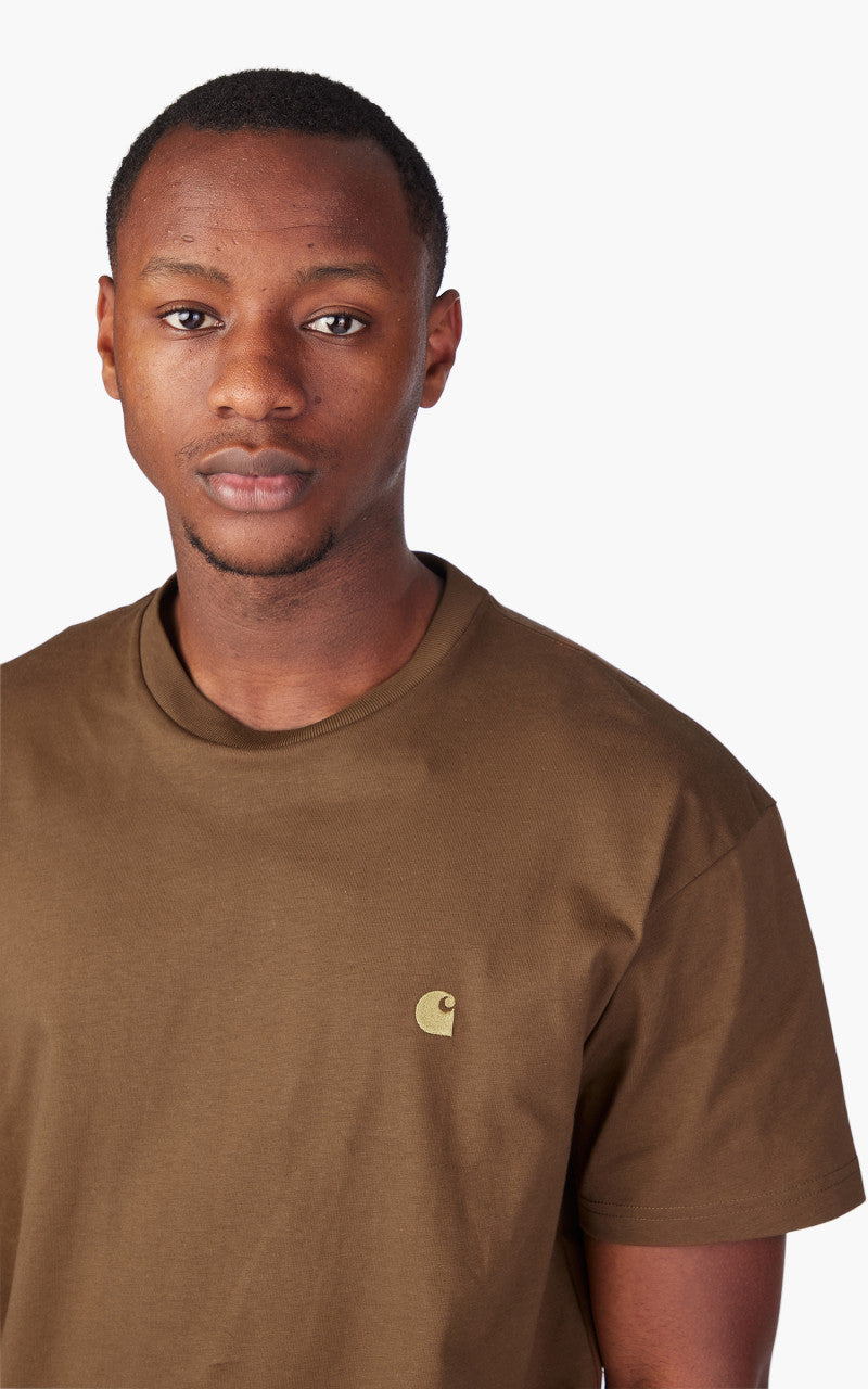 Carhartt WIP S/S Chase T-Shirt Tamarind/Gold