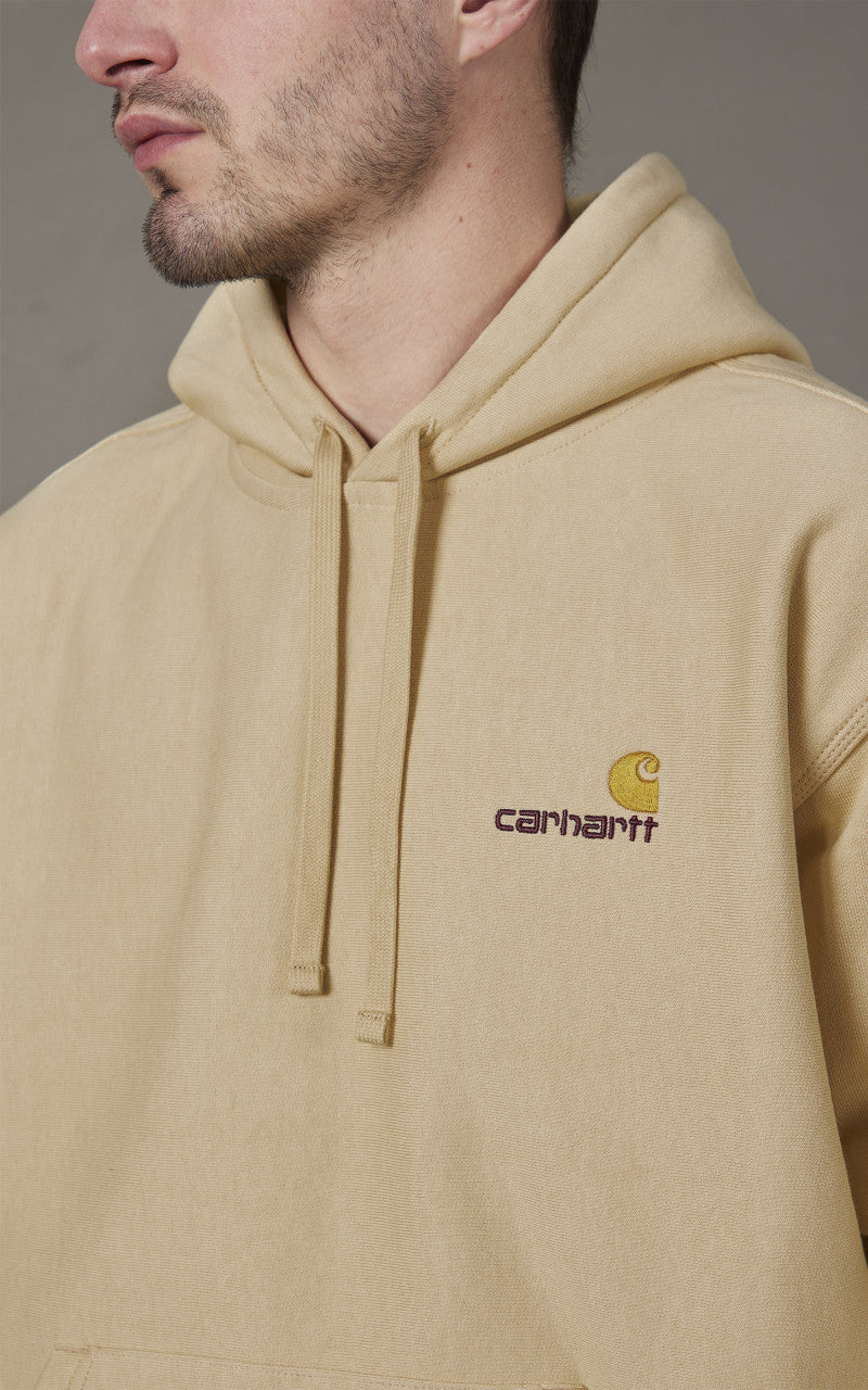 Carhartt WIP Hooded American Script Sweatshirt Rattan
