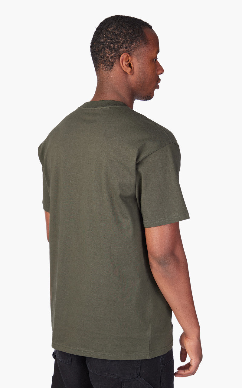 Carhartt WIP S/S Script Embroidery T-Shirt Cypress/Black