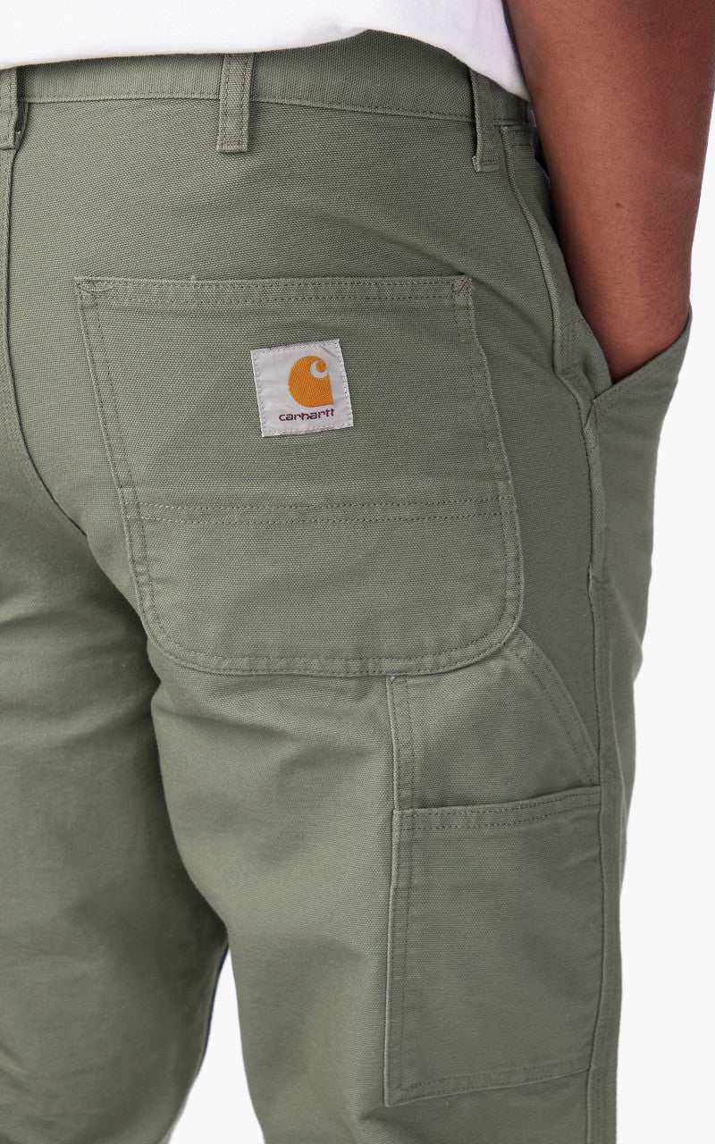 Carhartt WIP Single Knee Pant Dearborn Canvas Smoke Green