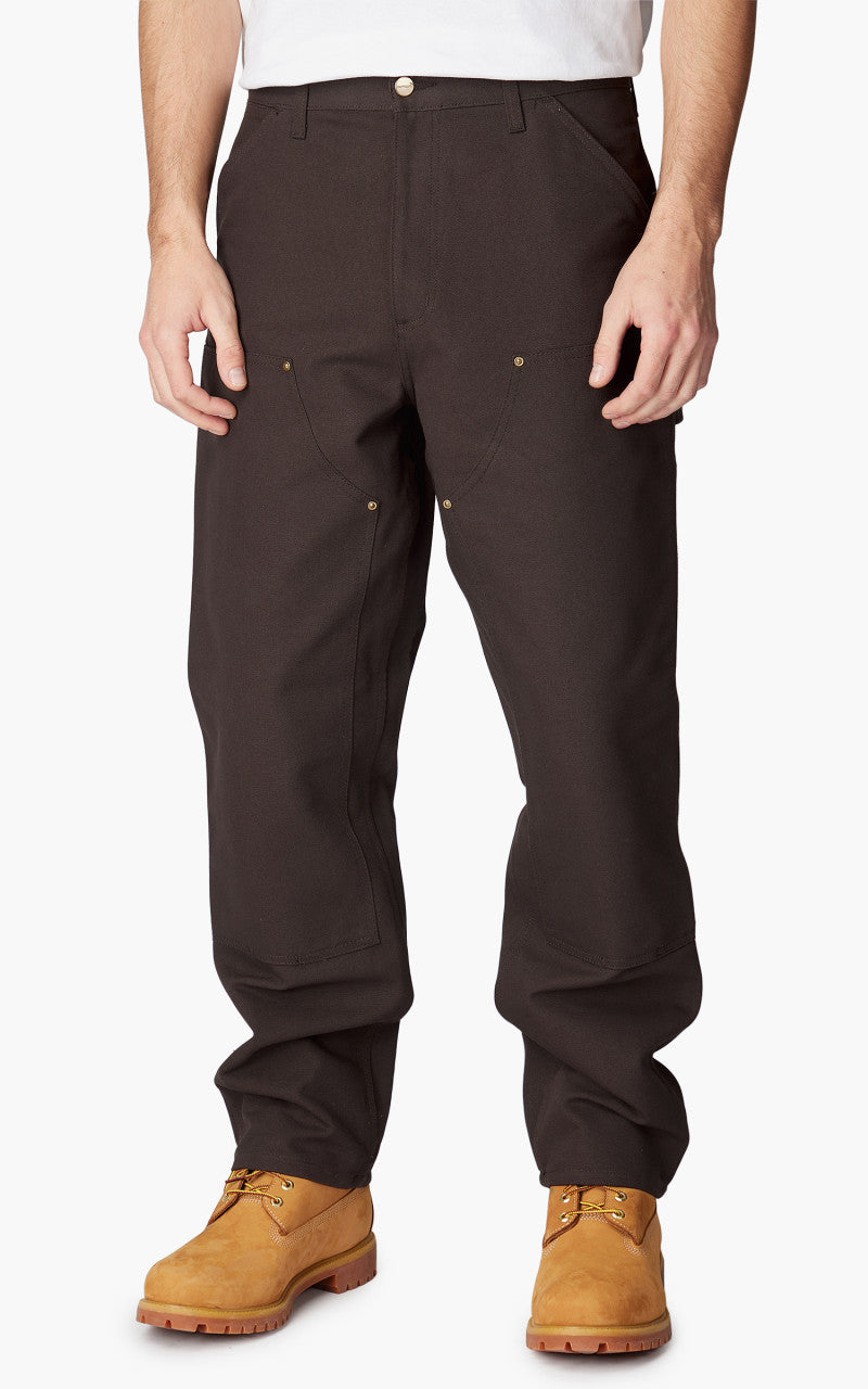 Carhartt WIP Double Knee Pant Dearborn Canvas Tobacco Rigid