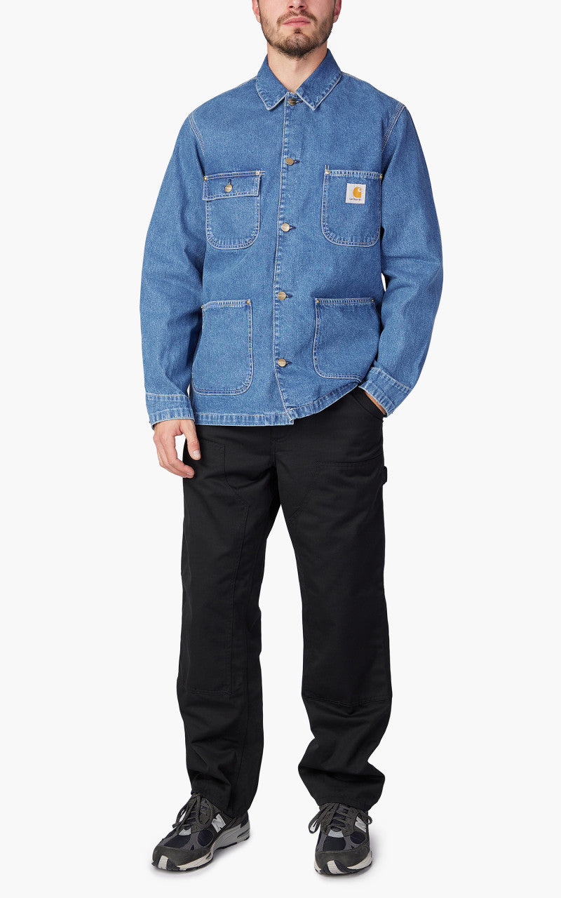Carhartt WIP OG Chore Coat Norco Denim Blue Stone Washed