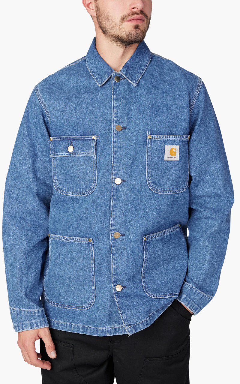 Carhartt WIP OG Chore Coat Norco Denim Blue Stone Washed