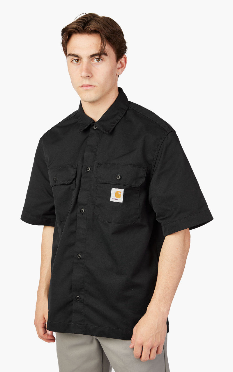 Carhartt WIP S/S Craft Shirt Black Rinsed