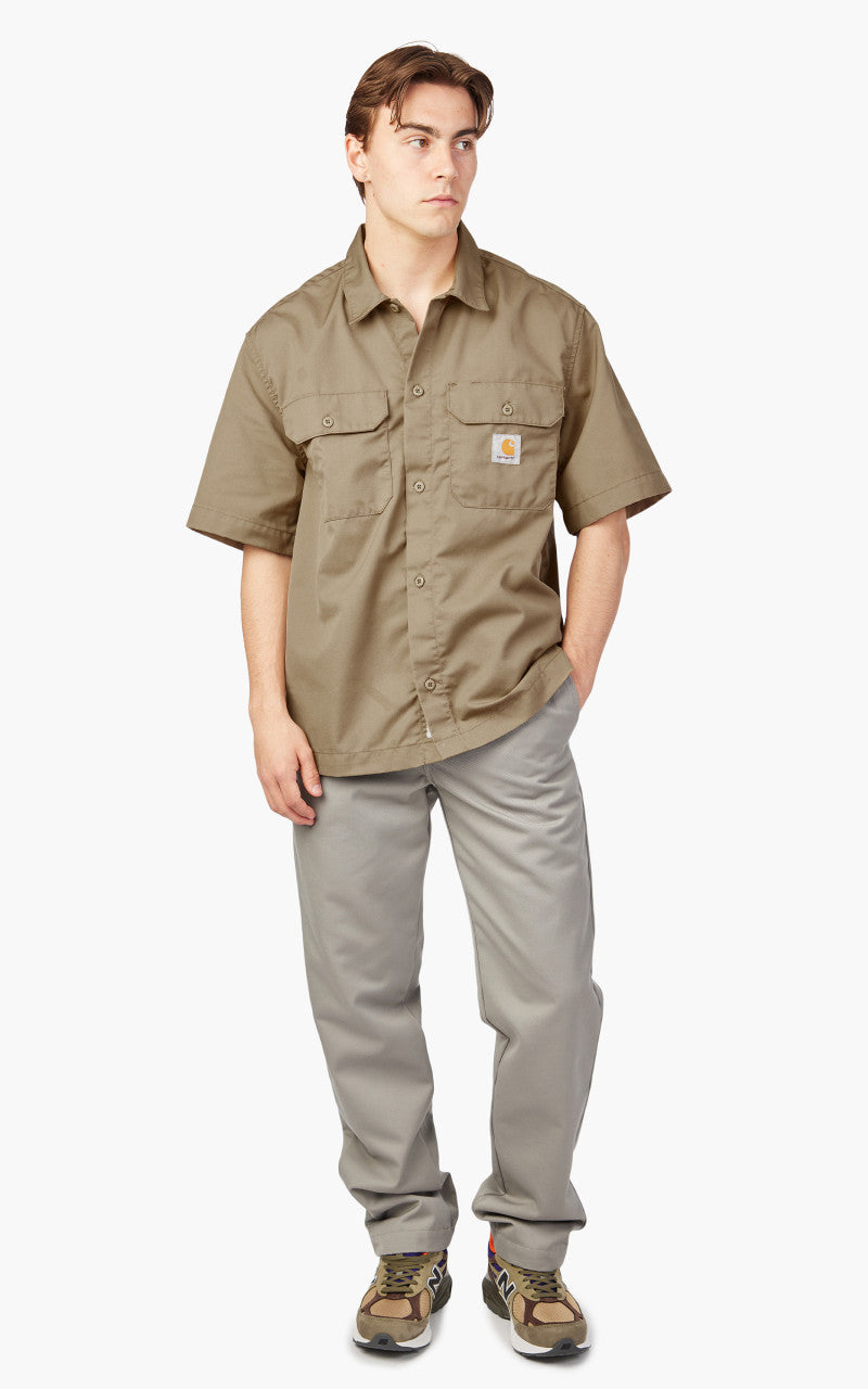 Carhartt WIP S/S Craft Shirt Leather Rinsed
