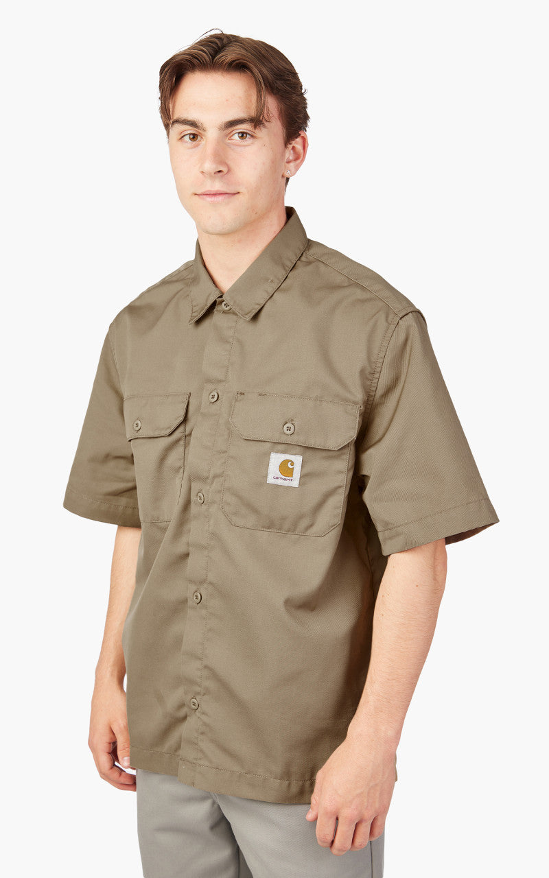 Carhartt WIP S/S Craft Shirt Leather Rinsed