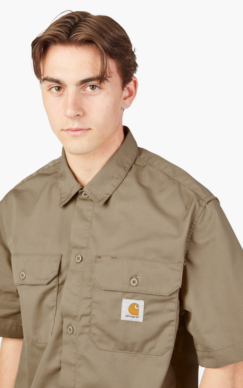 Carhartt WIP S/S Craft Shirt Leather Rinsed