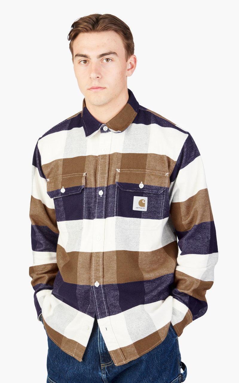 Carhartt WIP L/S Lyman Shirt Lyman Check/Cassis