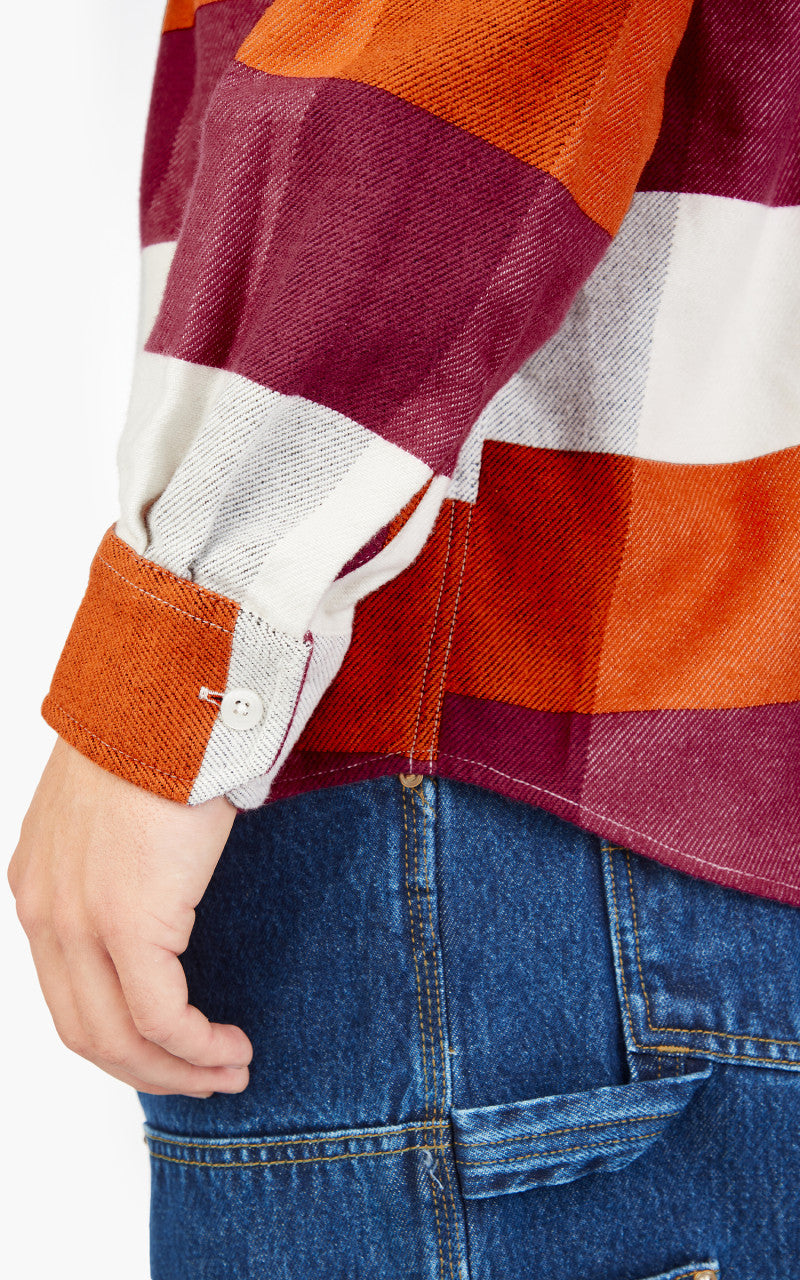 Carhartt WIP L/S Lyman Shirt Lyman Check/Kumquat