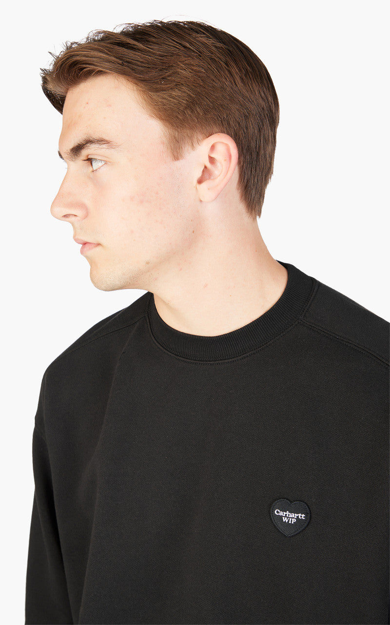 Carhartt WIP Heart Patch Sweat Black