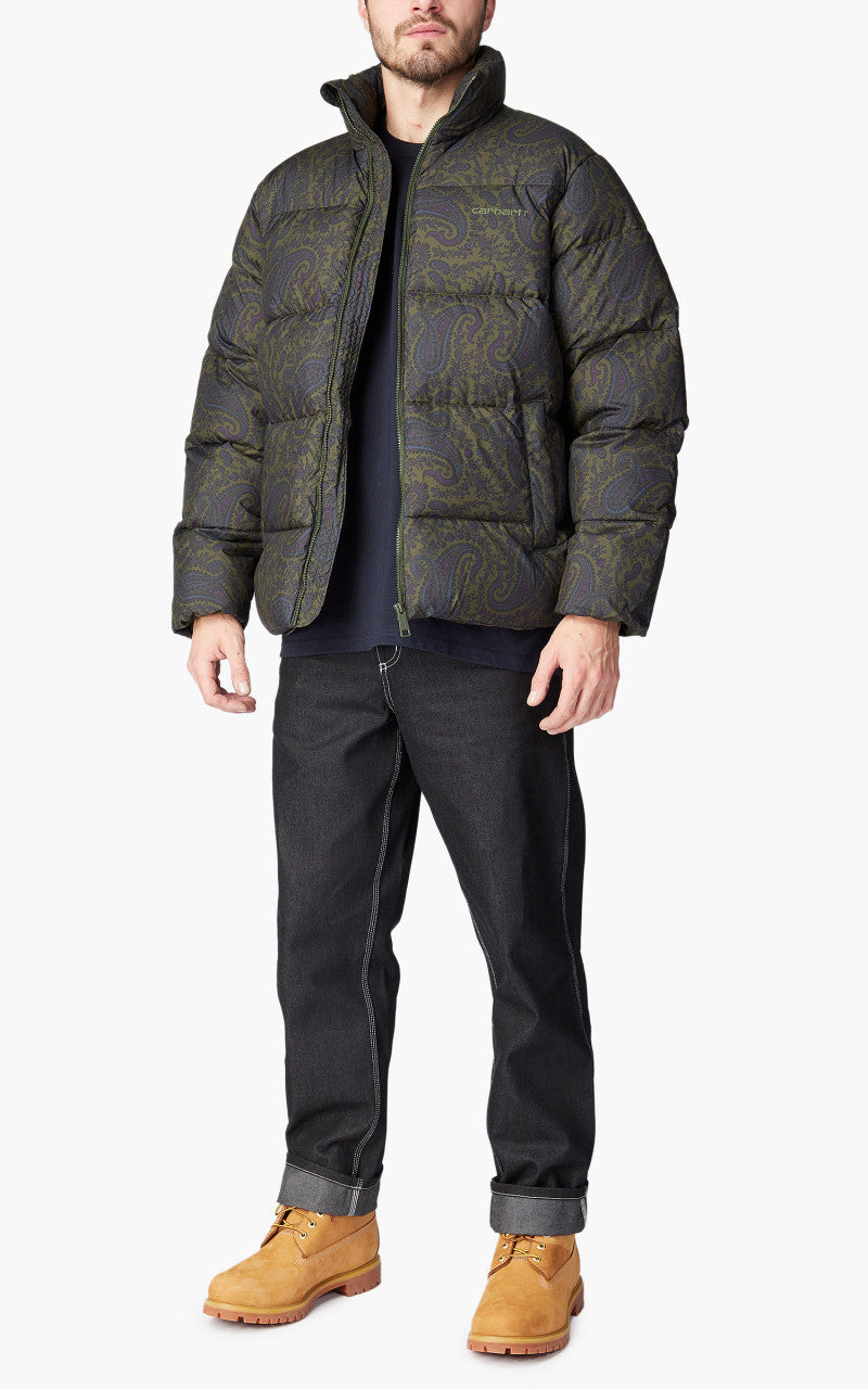 Carhartt WIP Springfield Jacket Paisley Print Plant/Black