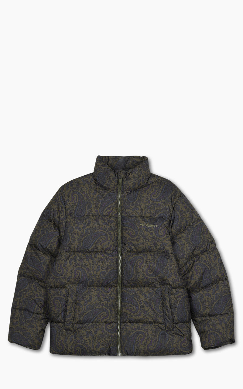 Carhartt WIP Springfield Jacket Paisley Print Plant/Black