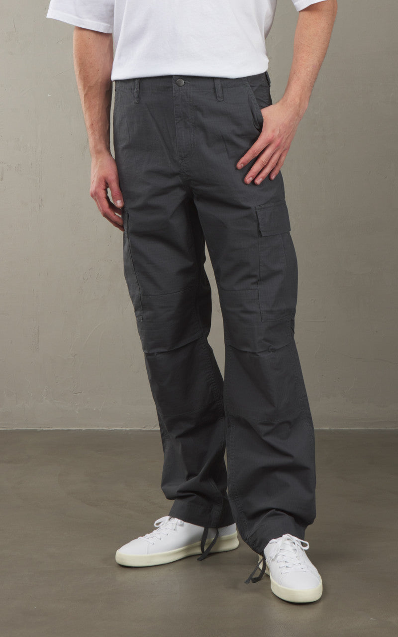 Carhartt WIP Regular Cargo Pant Columbia Ripstop Graphite Rinsed
