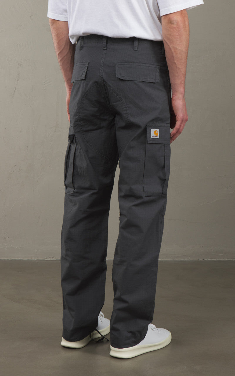 Carhartt WIP Regular Cargo Pant Columbia Ripstop Graphite Rinsed