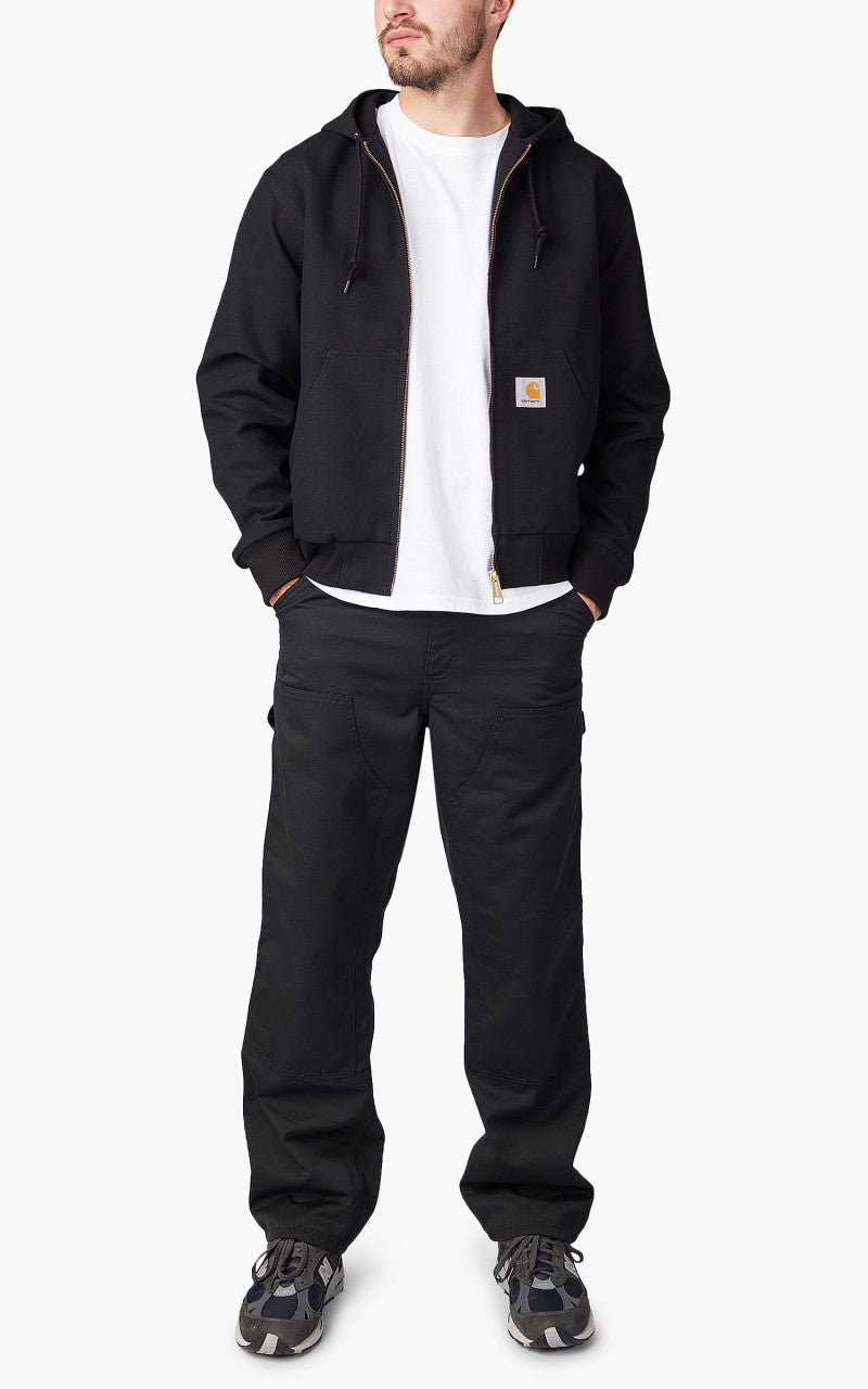 Carhartt WIP Active Jacket Dearborn Canvas Black Rinsed